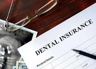 an empty dental insurance claim form