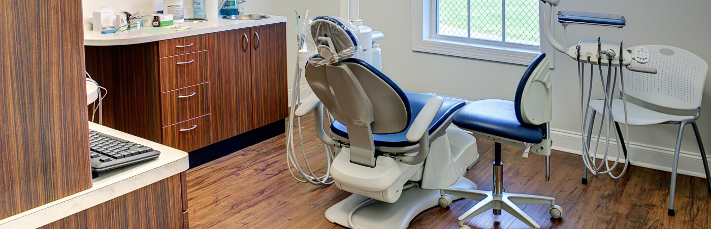 Dental office treatment room