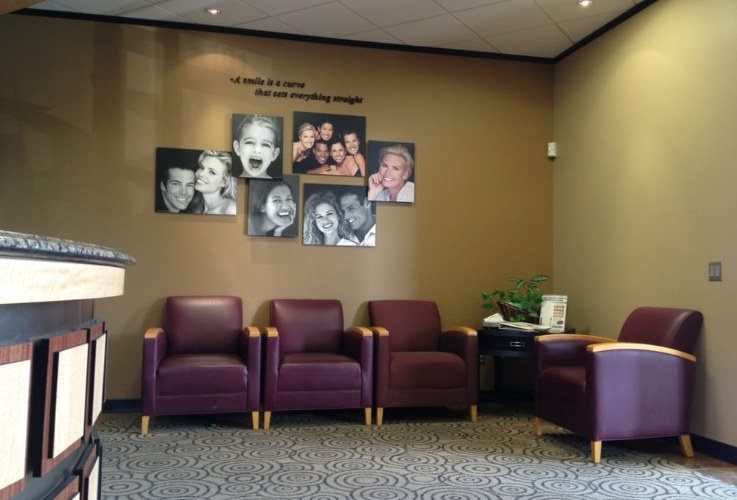 Dental office waiting room