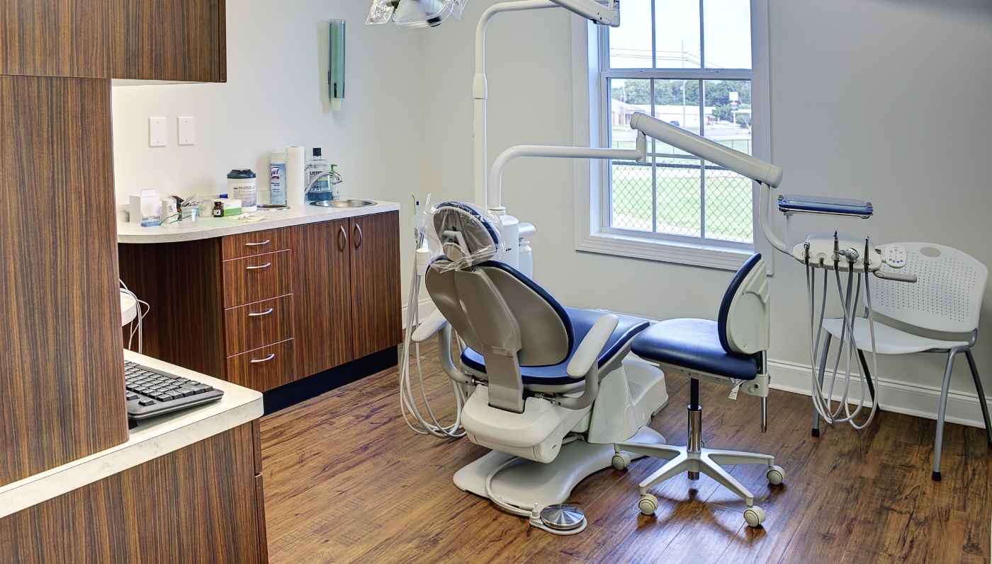 Dental office treatment room