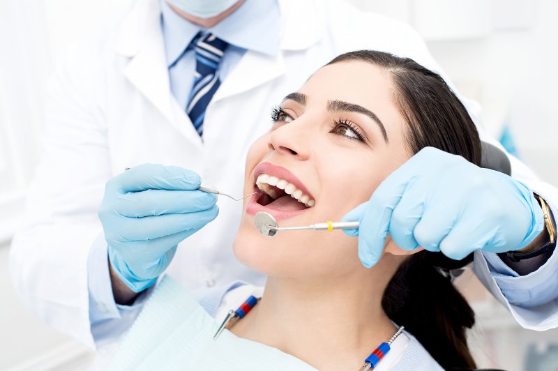 patient visiting dentist in Fresno